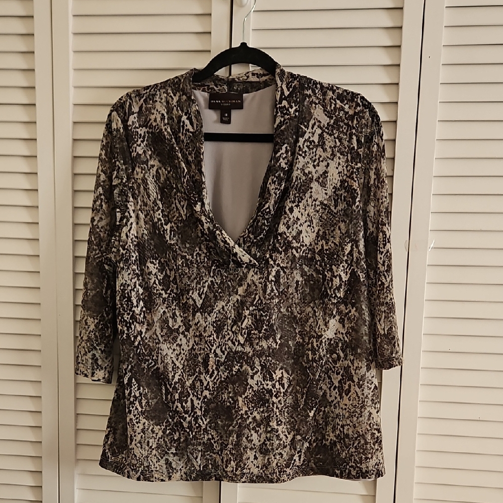 Dana Buchman 3/4 Sleeve Blouse